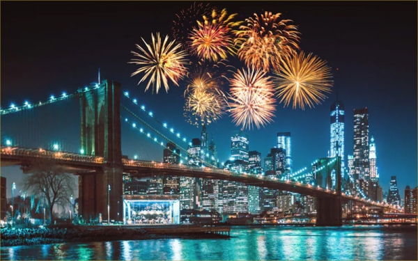 Stati Uniti: Capodanno a New York